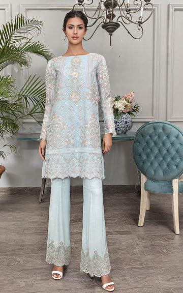 Threads and Motifs | Formal Dresses 25 | Net Embroidered Shirt