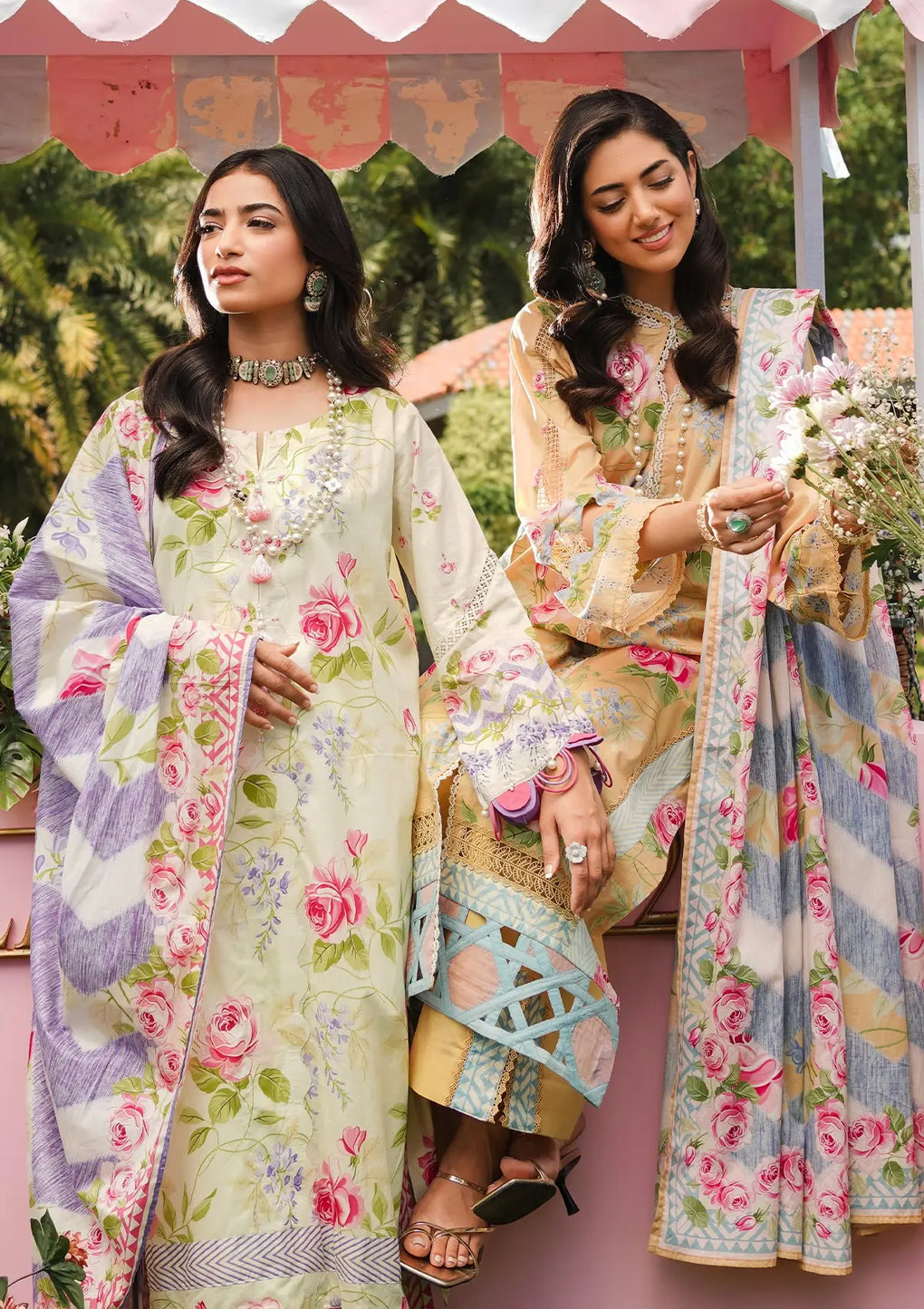 Elaf Premium | Printed Collection 24 | EEP-03B - Meadow Magic - Pakistani Clothes for women, in United Kingdom and United States