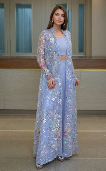 Threads and Motifs | Formal Dresses 25 | Net Embroidered Jacket