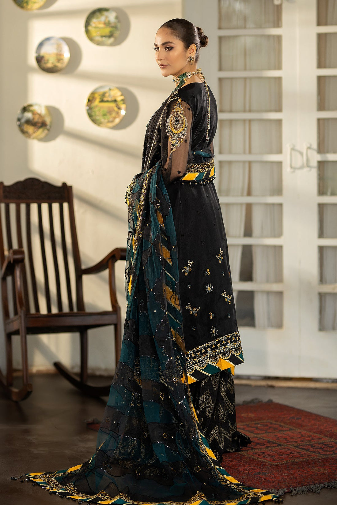 Raeesa Premium | Dehleez Formals | DL-1023 Rang -E-Vasl