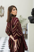 Purple haze Pret Studio | Noubahar Luxury Formals | Burgundy Love - Pakistani Clothes for women, in United Kingdom and United States