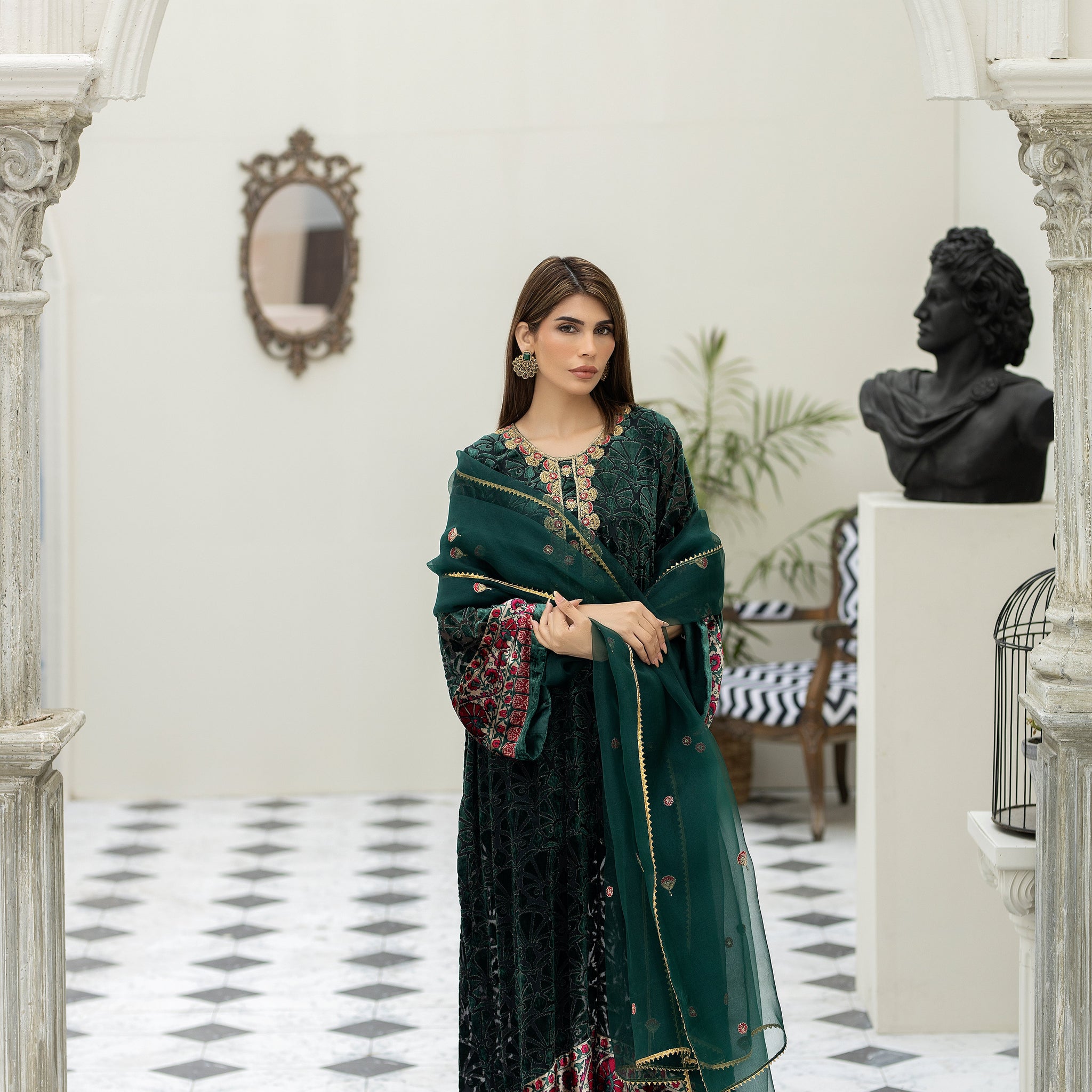 Purple haze Pret Studio | Noubahar Luxury Formals | Moss Plush - Pakistani Clothes for women, in United Kingdom and United States