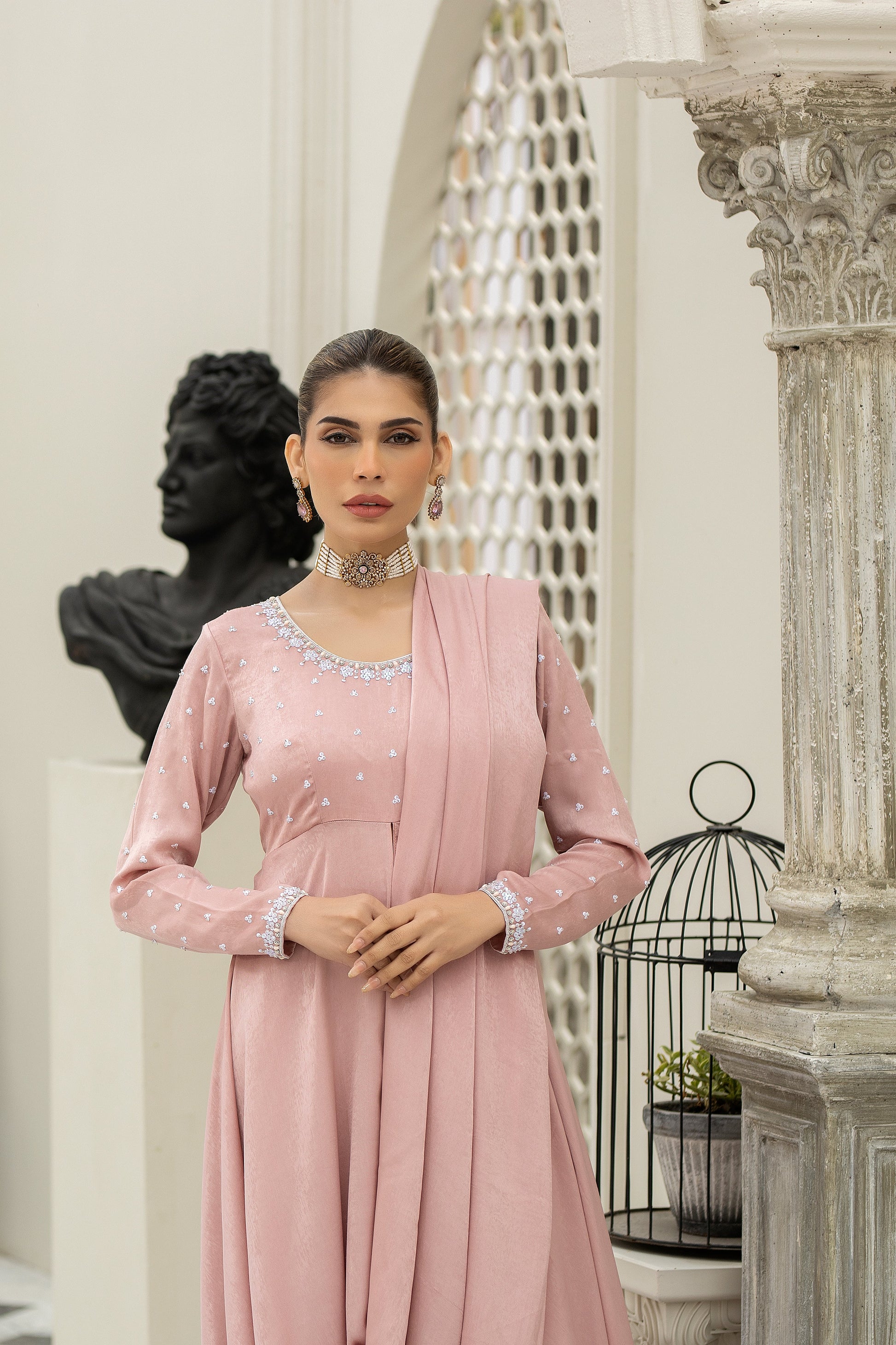 Purple haze Pret Studio | Noubahar Luxury Formals | Misty Rose - Pakistani Clothes for women, in United Kingdom and United States