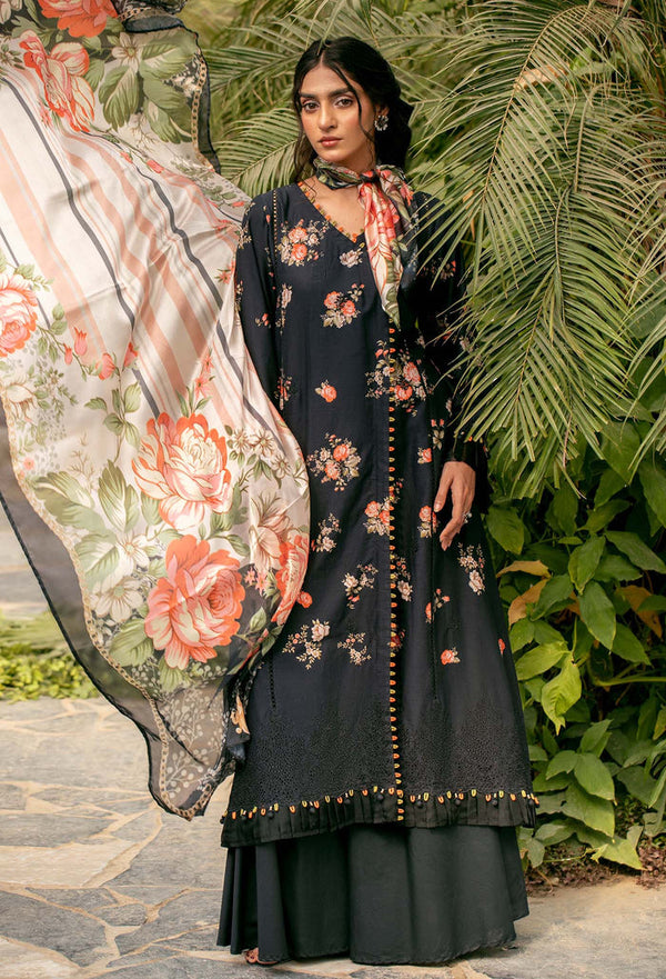 Adans Libas | Meerab Malik Lawn | Adan's Lawn 6705 - Hoorain Designer Wear - Pakistani Ladies Branded Stitched Clothes in United Kingdom, United states, CA and Australia