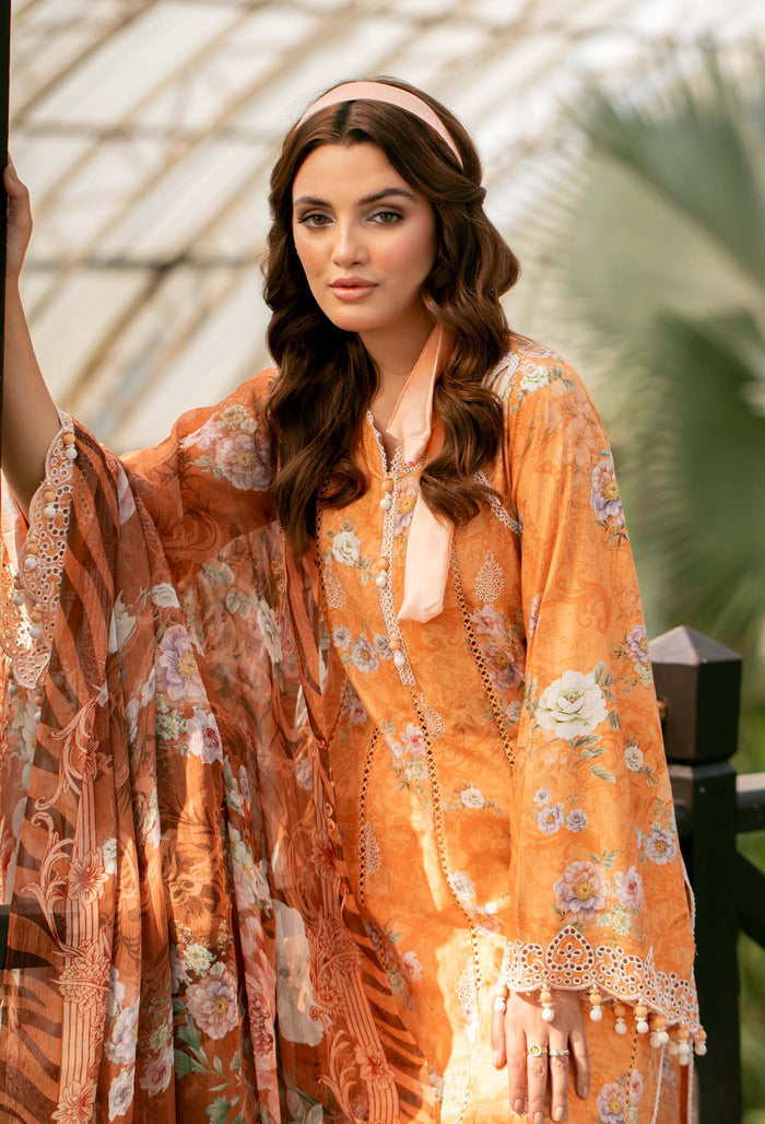 Adans Libas | Meerab Malik Lawn | Adan's Lawn 6704 - Hoorain Designer Wear - Pakistani Ladies Branded Stitched Clothes in United Kingdom, United states, CA and Australia