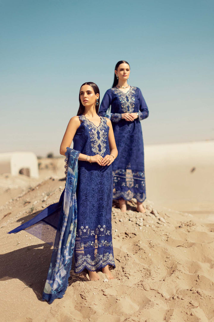 Noor By Saadia Asad | Eid Handwork Laserkari Lawn 24 | D12 - Hoorain Designer Wear - Pakistani Designer Clothes for women, in United Kingdom, United states, CA and Australia
