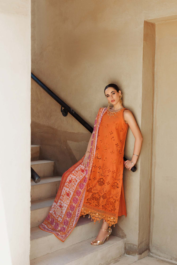 Noor By Saadia Asad | Eid Handwork Laserkari Lawn 24 | D11 - Hoorain Designer Wear - Pakistani Designer Clothes for women, in United Kingdom, United states, CA and Australia