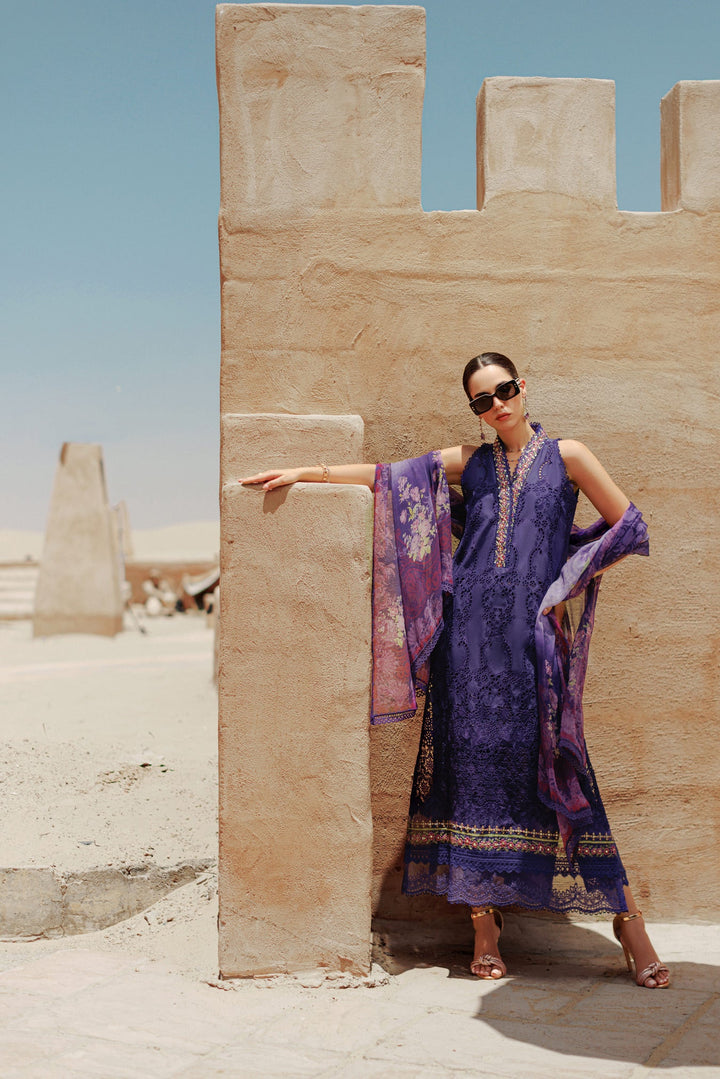 Noor By Saadia Asad | Eid Handwork Laserkari Lawn 24 | D3 - Hoorain Designer Wear - Pakistani Designer Clothes for women, in United Kingdom, United states, CA and Australia
