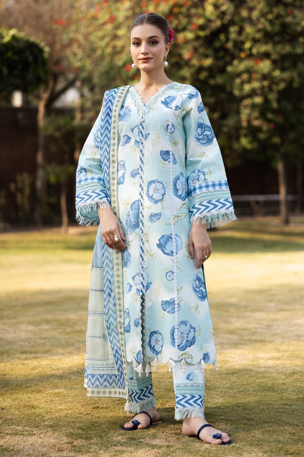 Alizeh | Sheen Lawn Prints 25 | AF-PL-6031-Laya