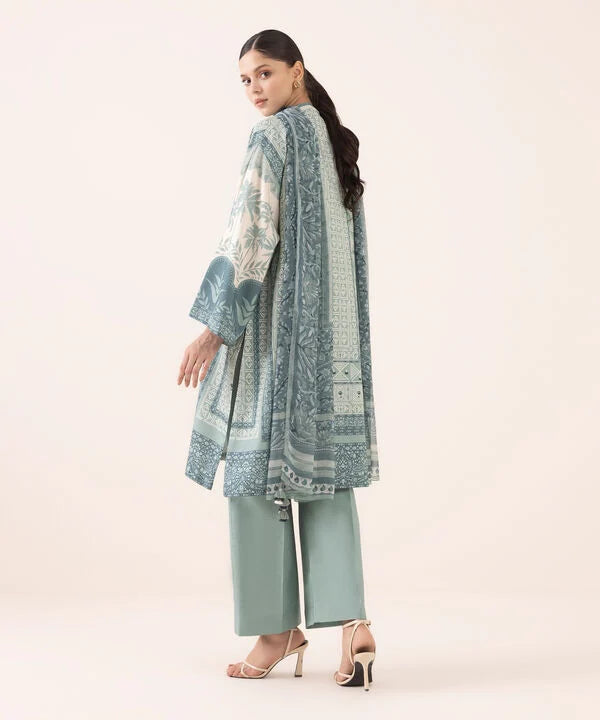 Sapphire | Fall Winter 25 |3 Piece - Printed Light Linen Suit 0U3PDY25V631
