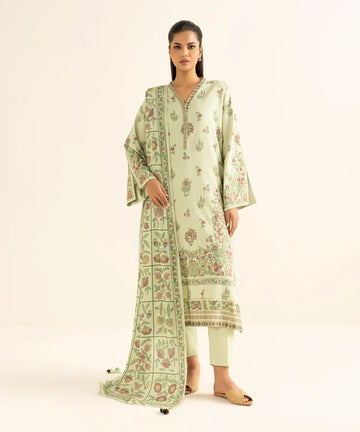 Sapphire | Fall Winter 25 | 3 Piece - Printed Linen Suit 0U3PDY25V823