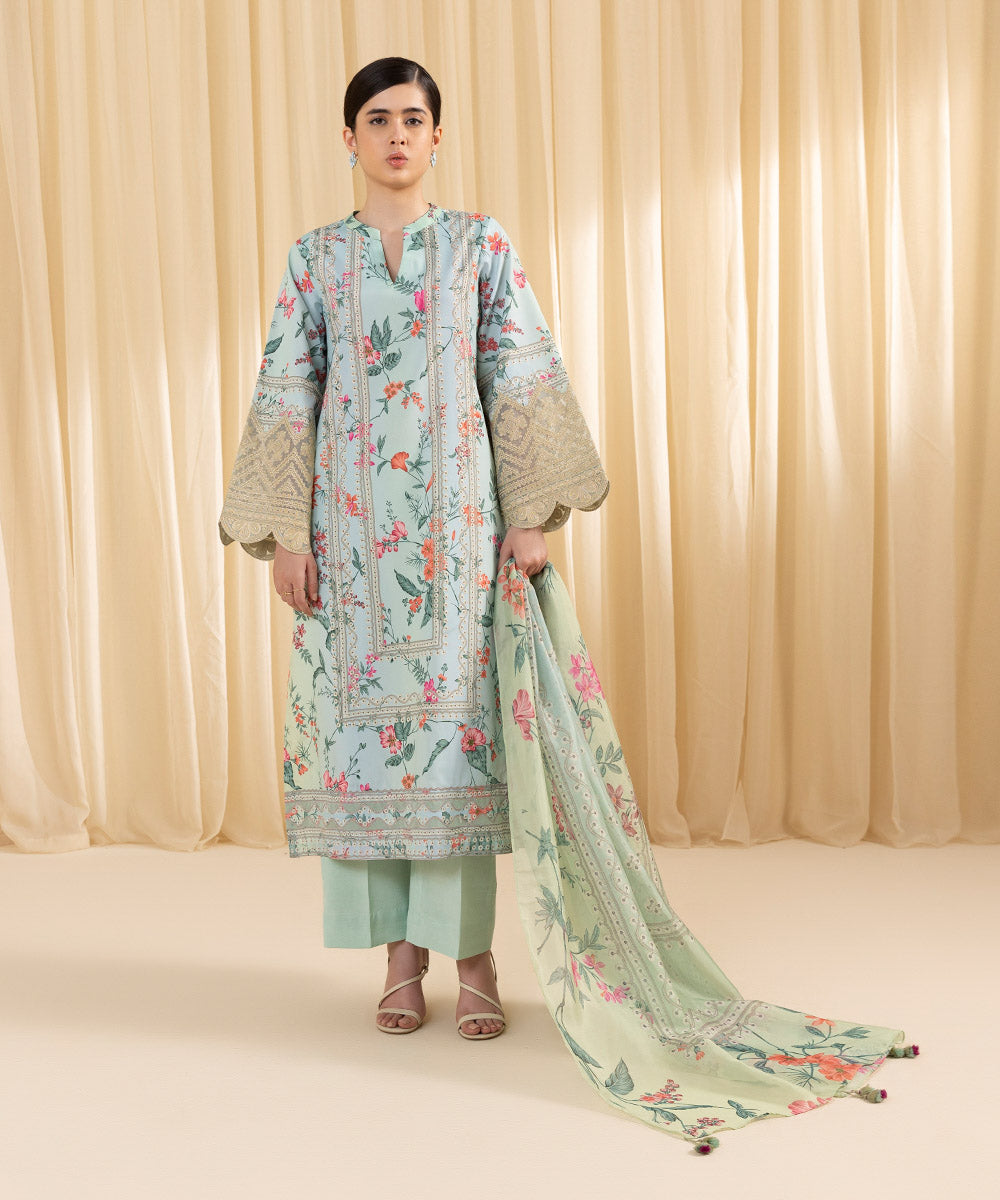 Sapphire | Festive 24 | SILK SUIT SS01