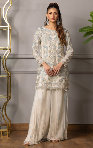 Threads and Motifs | Formal Dresses 25 | Embroidered Shirt With Gharara