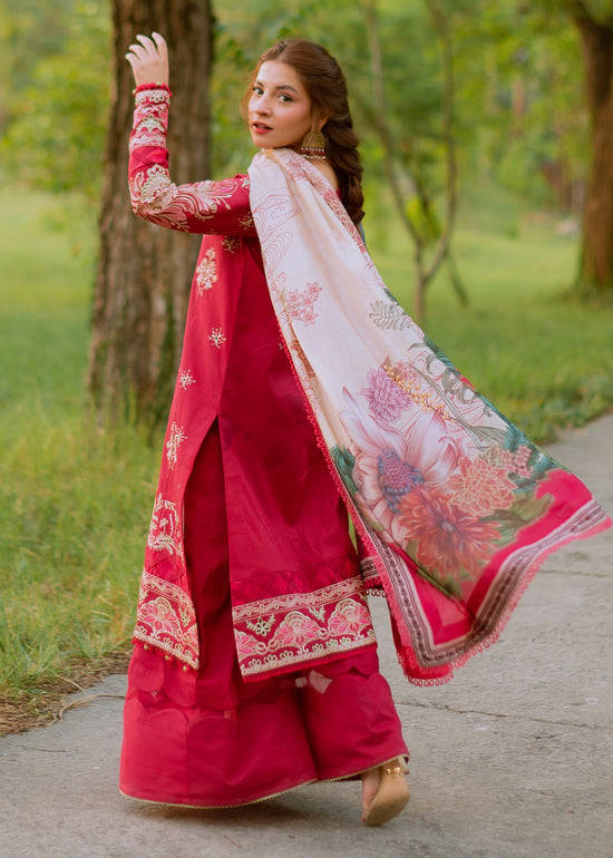 Shurooq | Luxury Lawn 24 | GAZELLE - Pakistani Clothes for women, in United Kingdom and United States