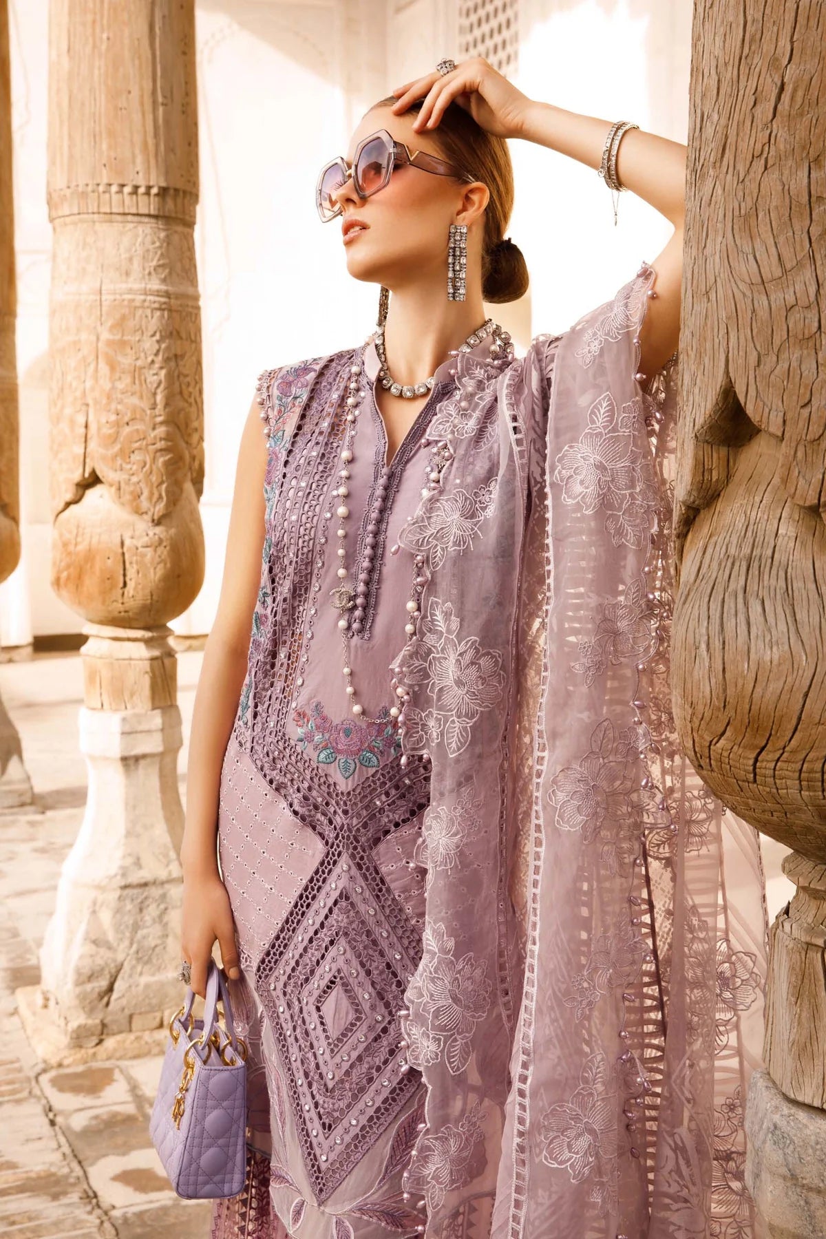 Maria B | Luxury Lawn |  D-2301-A - Pakistani Clothes for women, in United Kingdom and United States