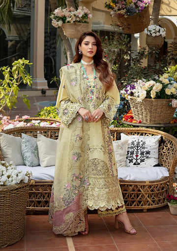 Elaf Premium | Luxury Lawn 25 | ELM-3A BAHAAR