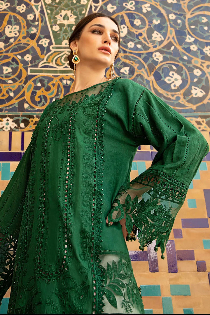 Maria B | Luxury Lawn | D-2310-B - Hoorain Designer Wear - Pakistani Ladies Branded Stitched Clothes in United Kingdom, United states, CA and Australia