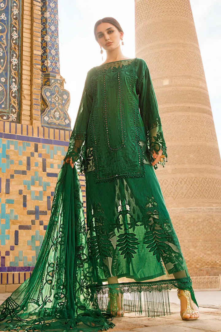 Maria B | Luxury Lawn | D-2310-B - Hoorain Designer Wear - Pakistani Ladies Branded Stitched Clothes in United Kingdom, United states, CA and Australia