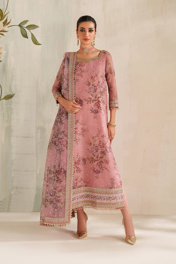 Baroque | Formals Collection | EMBROIDERED COTTON NET UF-4374
