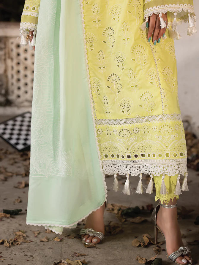 Faiza Faisal | Maya Luxury Lawn | Derya - Hoorain Designer Wear - Pakistani Ladies Branded Stitched Clothes in United Kingdom, United states, CA and Australia