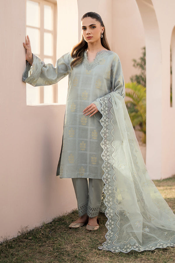 Baroque | Luxury Pret 24 | JACQUARD LAWN UF-603 - Hoorain Designer Wear - Pakistani Designer Clothes for women, in United Kingdom, United states, CA and Australia