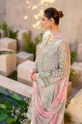 Iznik | Festive lawn 24 | SFL-07 - Pakistani Clothes for women, in United Kingdom and United States