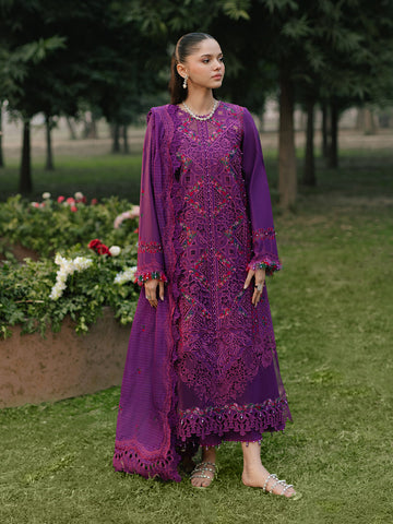 Bin Ilyas | Freesia Embroidered Lawn 25 | 105 - B