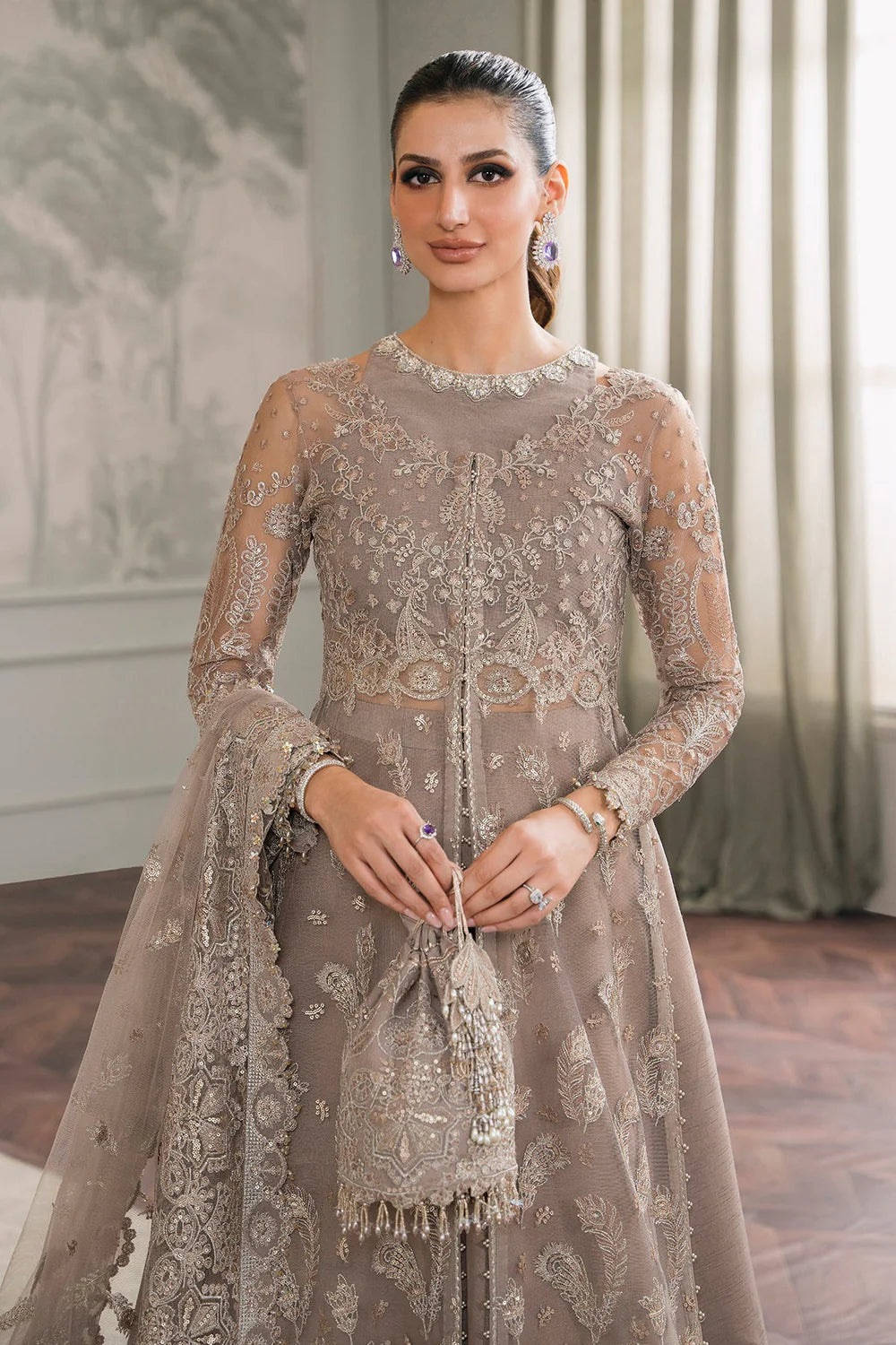 Baroque | Chantelle Embroidered Collection | CH12-06 - Pakistani Clothes for women, in United Kingdom and United States