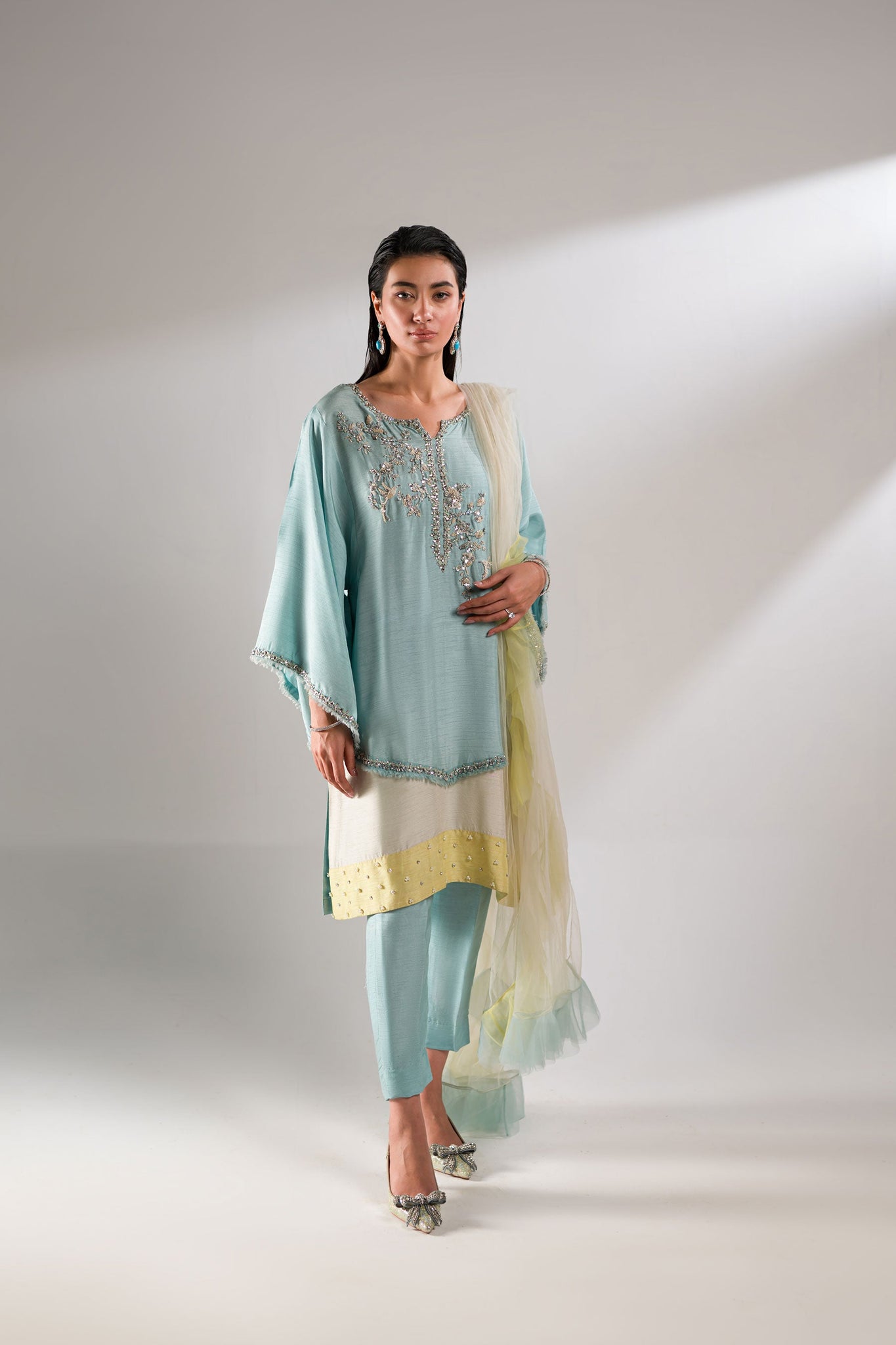 Ammara Khan | Lily Luxury Formals 24 | PASTEL COLOR BLOCK (D-02)