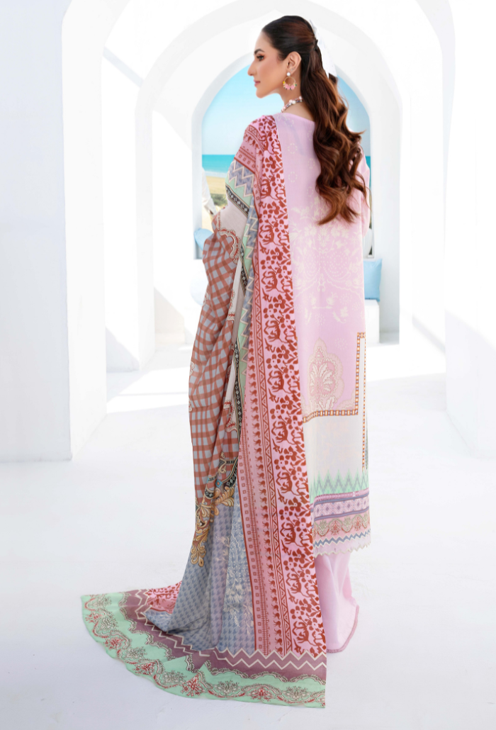 Humdum | Saira Bano Lawn 24 | D08 - Pakistani Clothes for women, in United Kingdom and United States