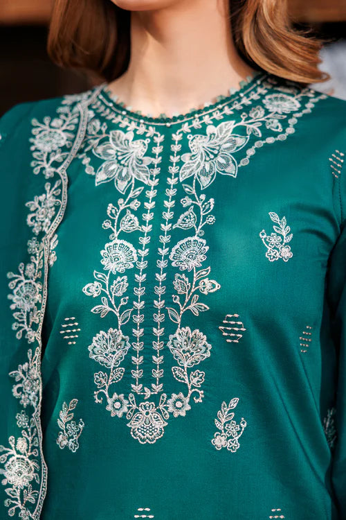 Farasha | Kaavish Lawn 24 | TEAL GARLAND - Pakistani Clothes for women, in United Kingdom and United States