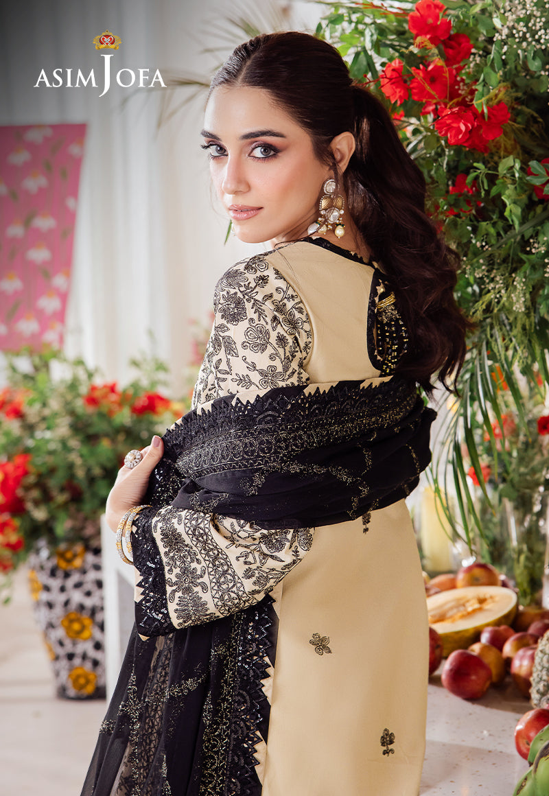 Asim Jofa | Uraan Lawn Chiffon Collection | AJUR-09 - Pakistani Clothes for women, in United Kingdom and United States