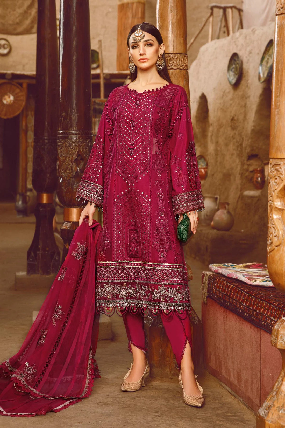 Maria B | Luxury Lawn | D-2311-B - Pakistani Clothes for women, in United Kingdom and United States