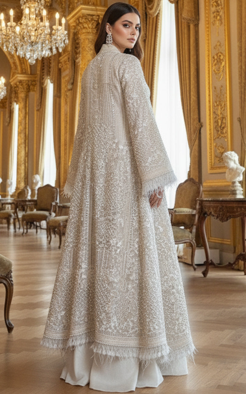 Threads and Motifs | Formal Dresses 25 | Organza Embroidered Jacket