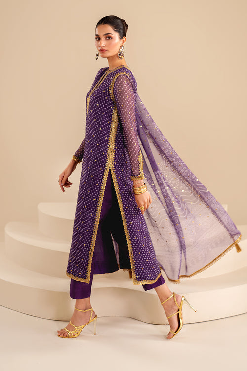 Baroque | Luxury Pret 24 | CHIFFON UF-625 - Pakistani Clothes for women, in United Kingdom and United States