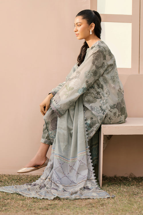 Baroque | Luxury Pret 24 | LAWN UF-605 - Hoorain Designer Wear - Pakistani Designer Clothes for women, in United Kingdom, United states, CA and Australia