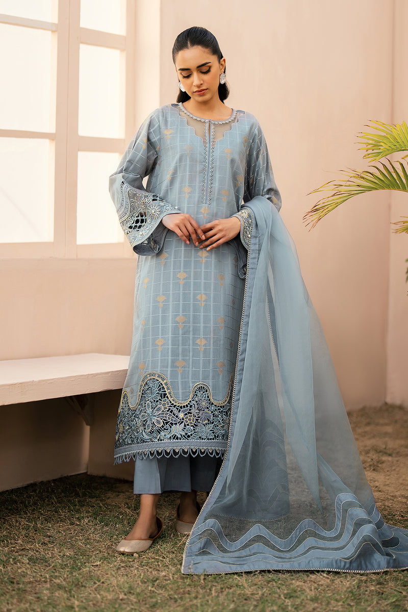 Baroque | Luxury Pret 24 | JACQUARD LAWN UF-606 - Pakistani Clothes for women, in United Kingdom and United States