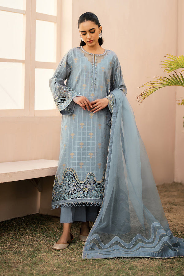 Baroque | Luxury Pret 24 | JACQUARD LAWN UF-606 - Hoorain Designer Wear - Pakistani Designer Clothes for women, in United Kingdom, United states, CA and Australia