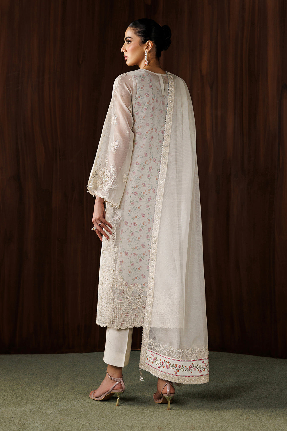 Baroque | Formals Collection | EMBROIDERED COTTON NET UF-4440
