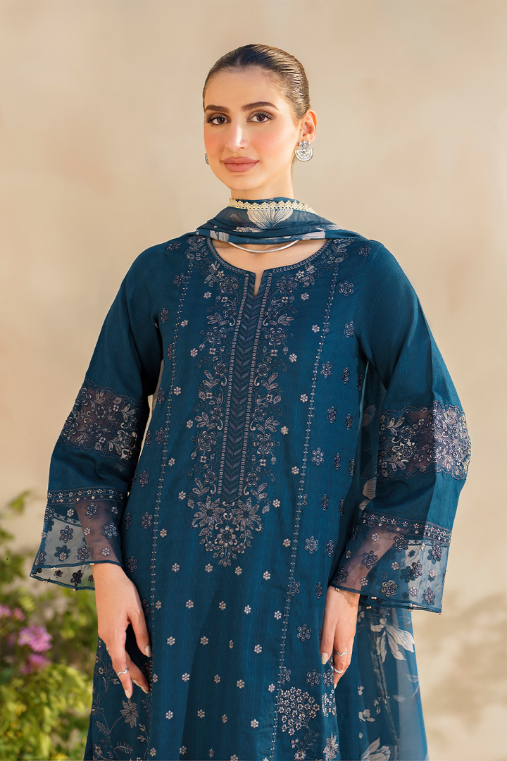 Iznik | Festive lawn 24 | SFL-01 - Pakistani Clothes for women, in United Kingdom and United States