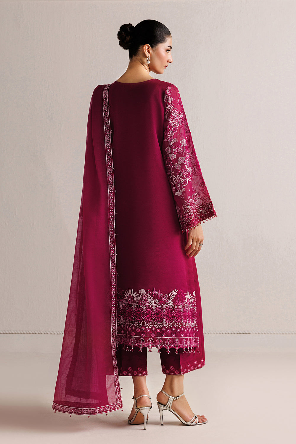 Baroque | Formals Collection | EMBROIDERED COTTON NET UF-4511