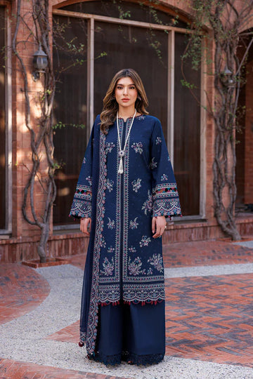 Farasha | Kaavish Lawn 24 | DEEP SAPPHIRE - Pakistani Clothes for women, in United Kingdom and United States