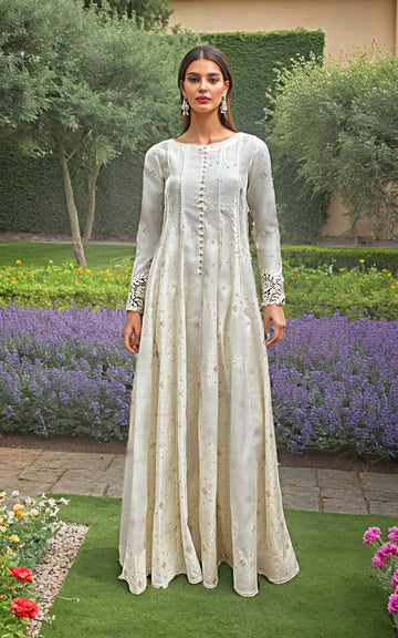 Threads and Motifs | Formal Dresses 25 | FLARED PESHWAS WITH DUPATTA AND TROUSER