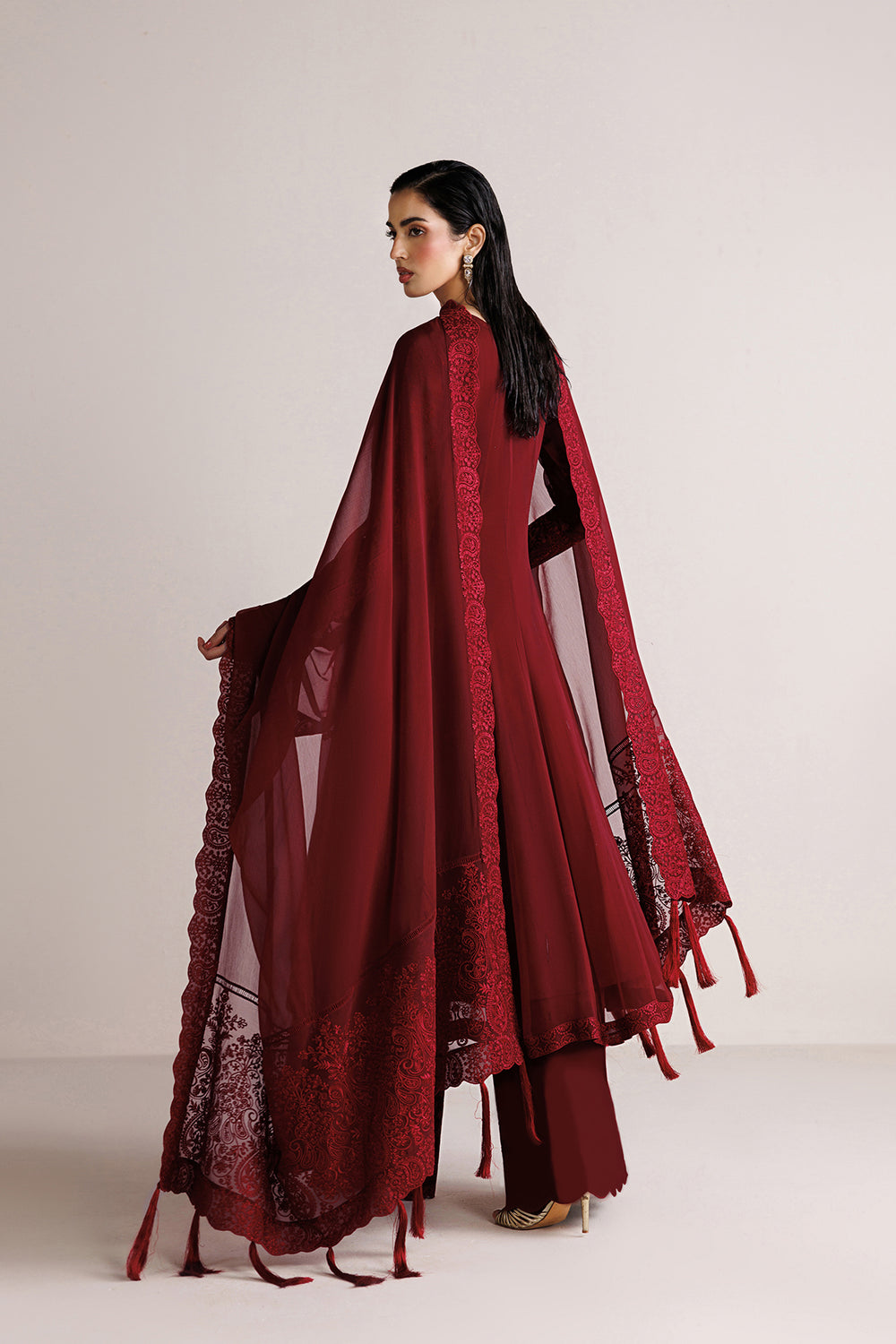 Farasha | Chiffon Essentials 26 | Merlot Satin