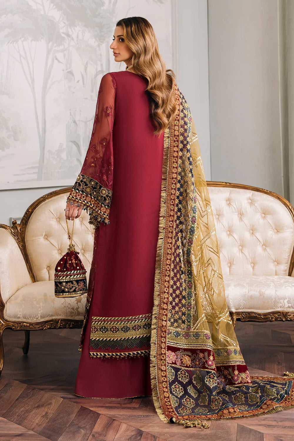 Baroque | Chantelle Embroidered Collection | CH12-07 - Pakistani Clothes for women, in United Kingdom and United States