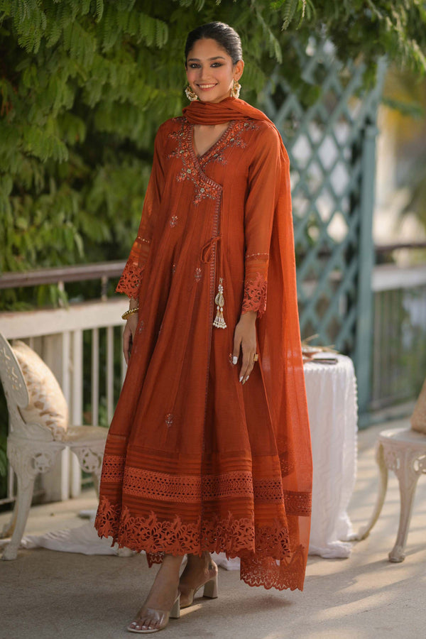 Hue Pret | Zard Collection | PERAHAN - Hoorain Designer Wear - Pakistani Designer Clothes for women, in United Kingdom, United states, CA and Australia