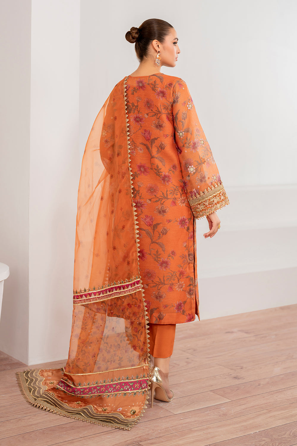 Baroque | Formals Collection | EMBROIDERED COTTON NET UF-701