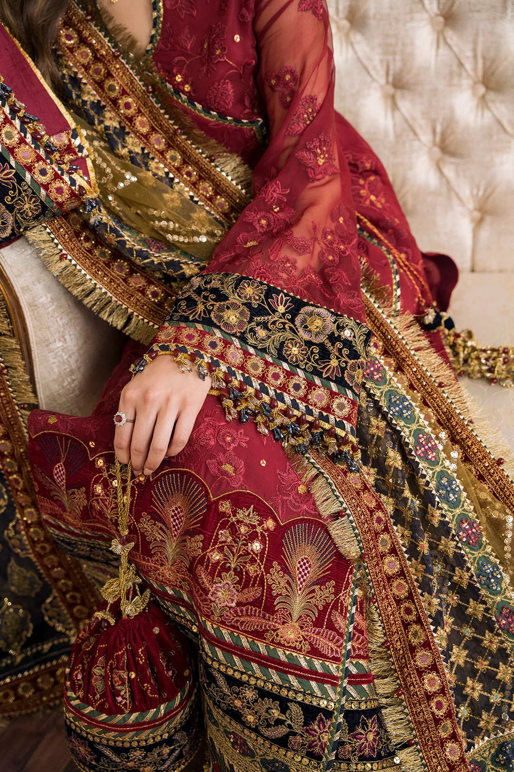 Baroque | Chantelle Embroidered Collection | CH12-07 - Pakistani Clothes for women, in United Kingdom and United States