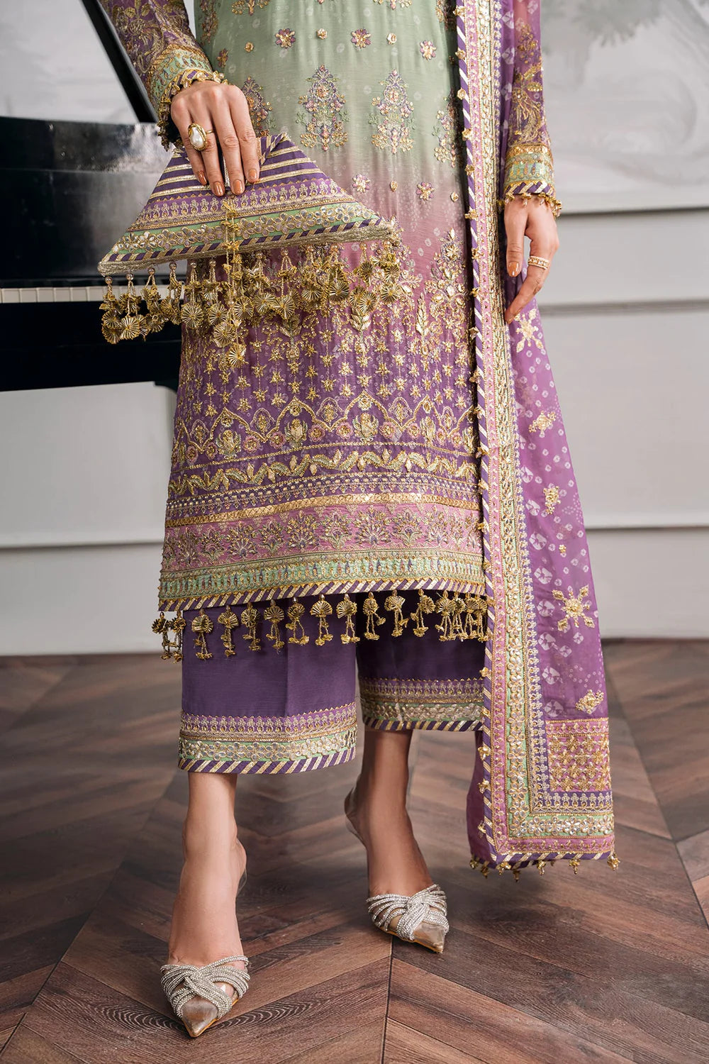 Baroque | Chantelle Embroidered Collection | CH12-08 - Pakistani Clothes for women, in United Kingdom and United States