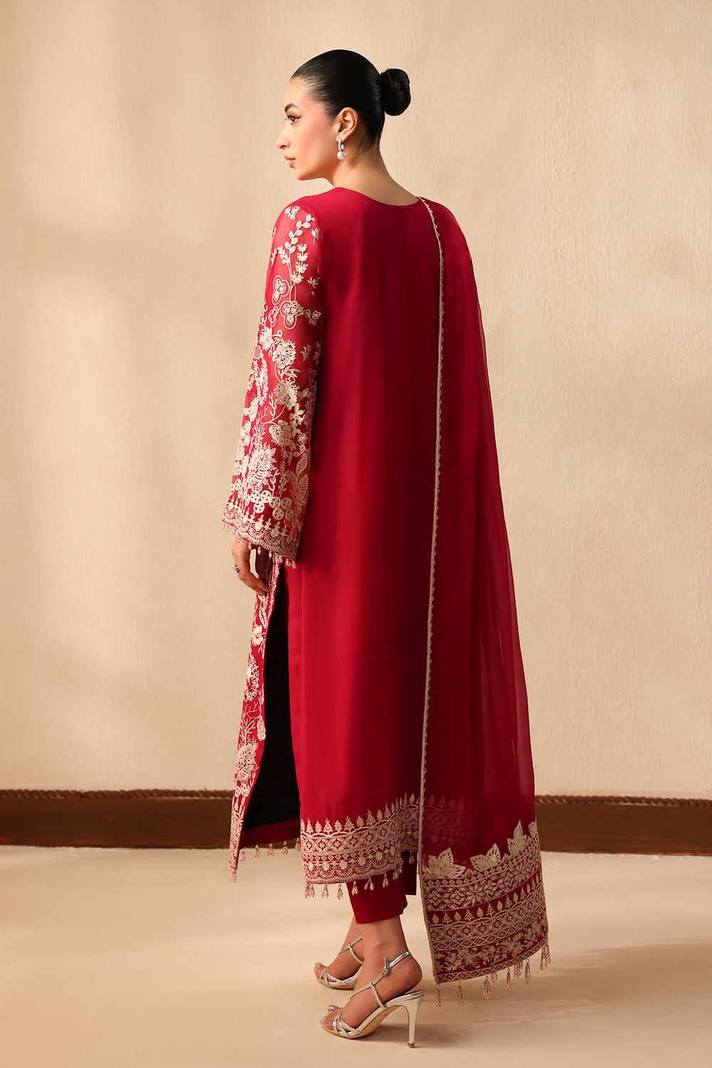 Baroque | Formals Collection | EMBROIDERED CHIFFON UF-4491